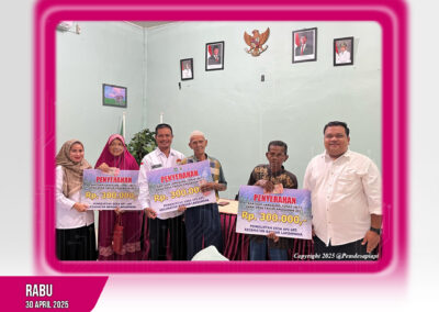 PENYALURAN BANTUAN LANGSUNG TUNAI  (BLT) DANA DESA TAHAP 1 TAHUN 2025 DESA API – API