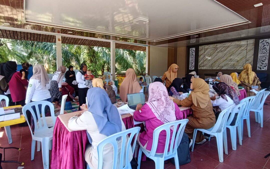 UPT PUSKESMAS TENGGAYUN CEK KESEHATAN GRATIS DIPOSYANDU ILP DESA API – API