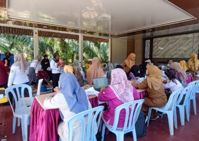 UPT PUSKESMAS TENGGAYUN CEK KESEHATAN GRATIS DIPOSYANDU ILP DESA API – API